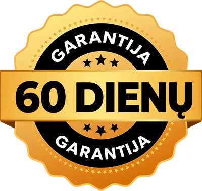 60 dienų garantija