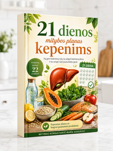 21 dienos mitybos plano kepenims viršelis